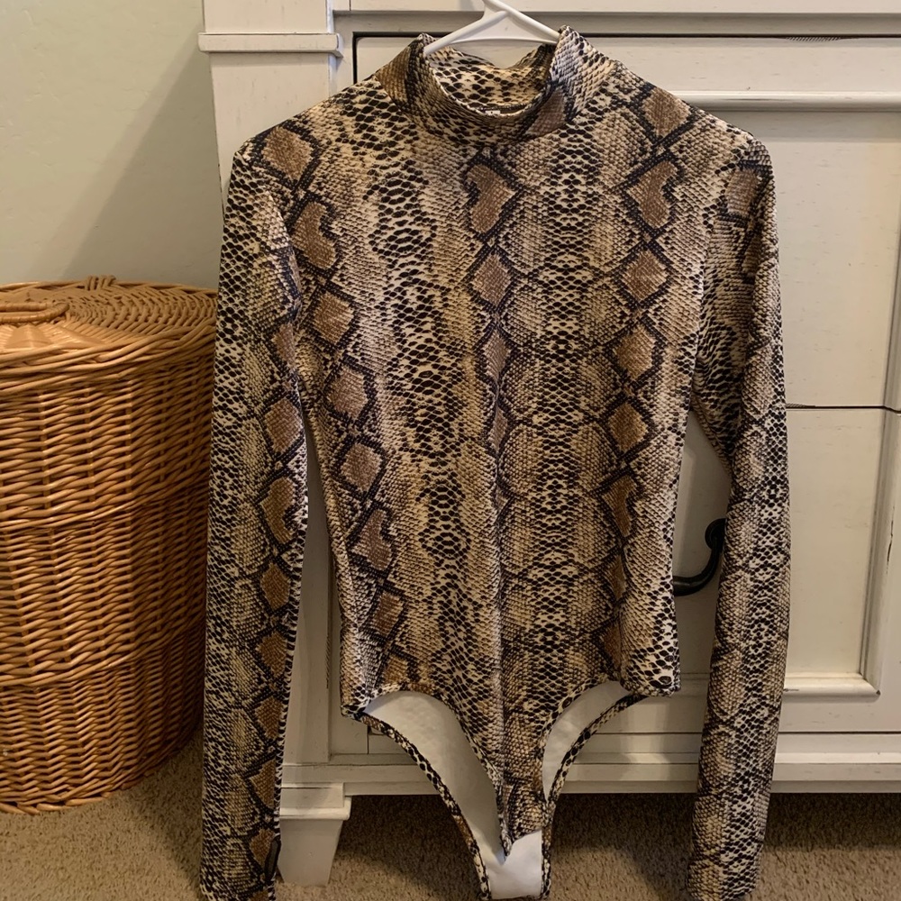 Snake Print Bodysuit